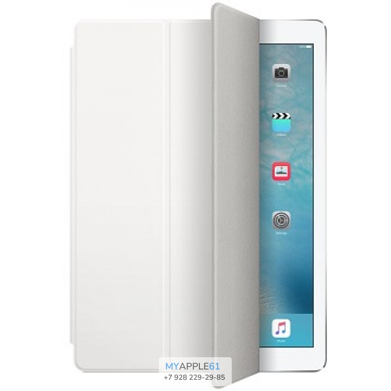 Кожаный кейс iPad Pro 12.9 White